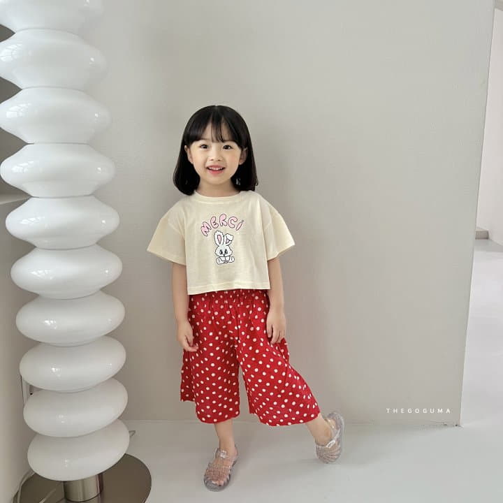 Shinseage Kids - Korean Children Fashion - #stylishchildhood - Dot Cooling Cropped Pants - 4