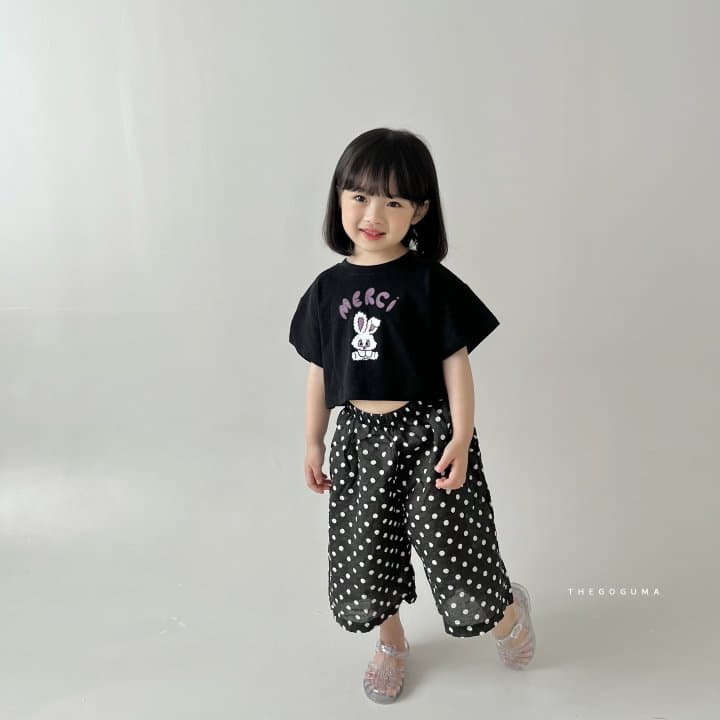 Shinseage Kids - Korean Children Fashion - #childrensboutique - Merci Crop Tee - 8