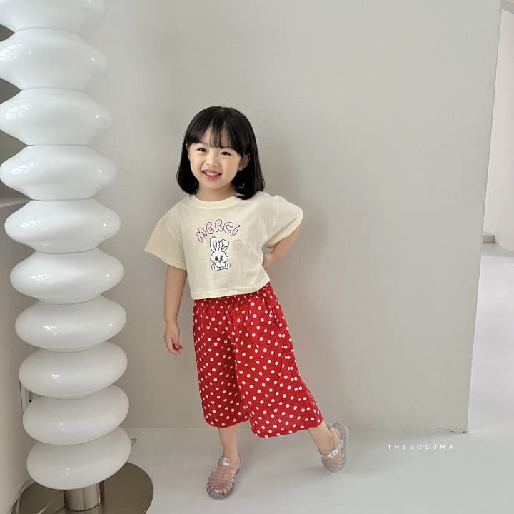 Shinseage Kids - Korean Children Fashion - #childrensboutique - Dot Cooling Cropped Pants - 5