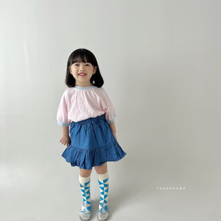 Shinseage Kids - Korean Children Fashion - #childofig - Denim Skirt - 4