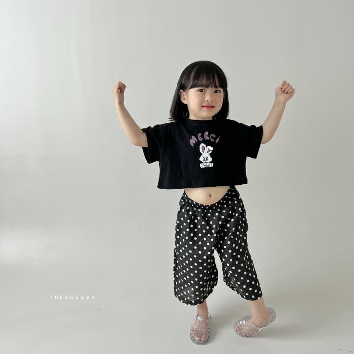 Shinseage Kids - Korean Children Fashion - #designkidswear - Merci Crop Tee - 9