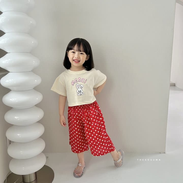 Shinseage Kids - Korean Children Fashion - #designkidswear - Dot Cooling Cropped Pants - 6