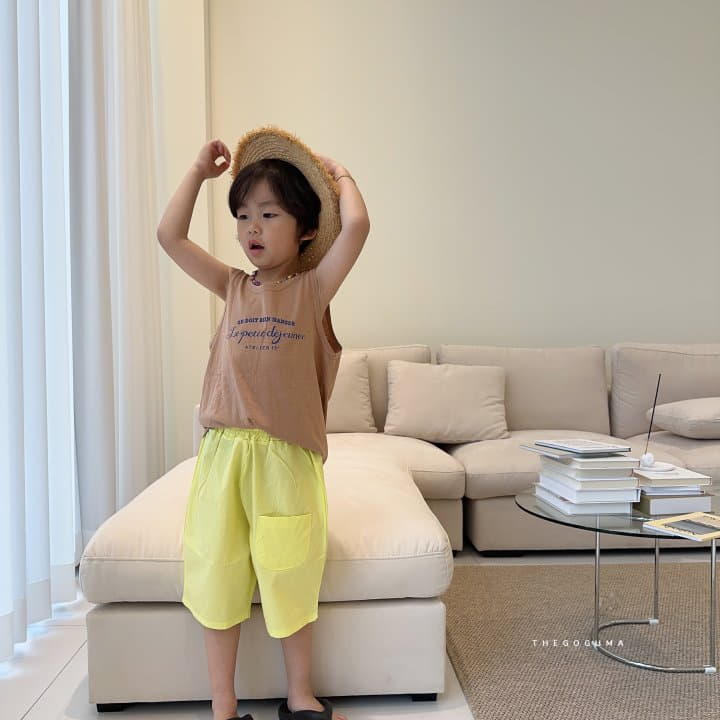 Shinseage Kids - Korean Children Fashion - #designkidswear - Pocket Capri Pants - 4