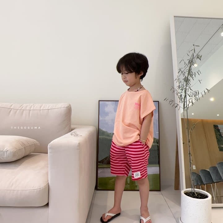 Shinseage Kids - Korean Children Fashion - #kidsshorts - Color Stripes Shorts - 4
