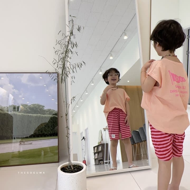 Shinseage Kids - Korean Children Fashion - #kidzfashiontrend - Color Stripes Shorts - 5