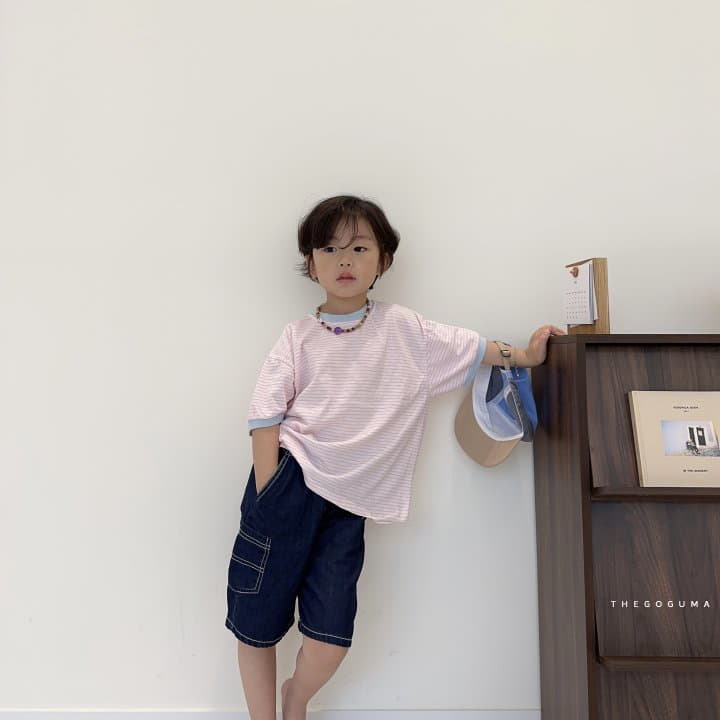 Shinseage Kids - Korean Children Fashion - #kidzfashiontrend - Duck Stripes Tee