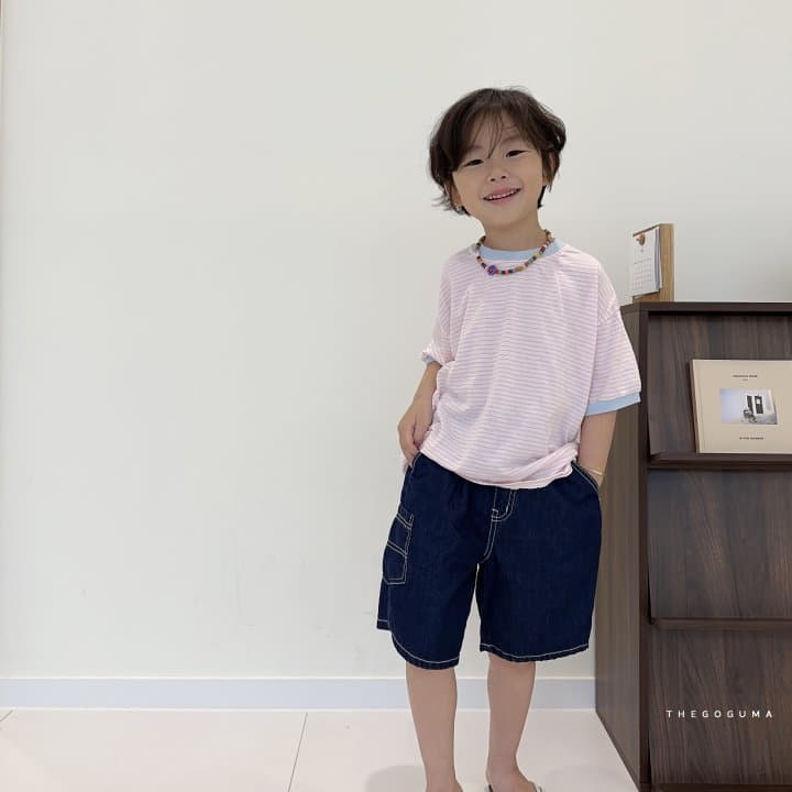 Shinseage Kids - Korean Children Fashion - #littlefashionista - Duck Stripes Tee - 3
