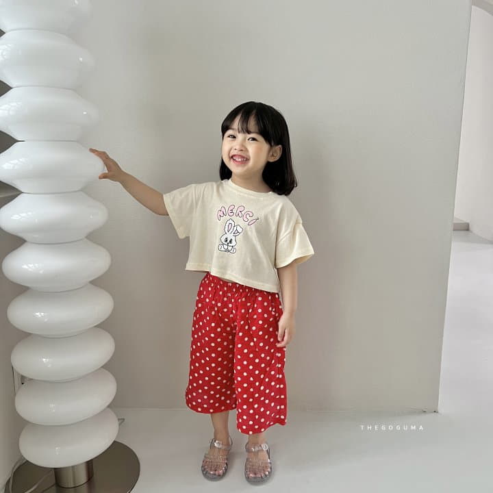 Shinseage Kids - Korean Children Fashion - #magicofchildhood - Merci Crop Tee
