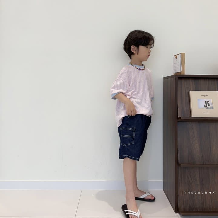 Shinseage Kids - Korean Children Fashion - #littlefashionista - Duck Stripes Tee - 4