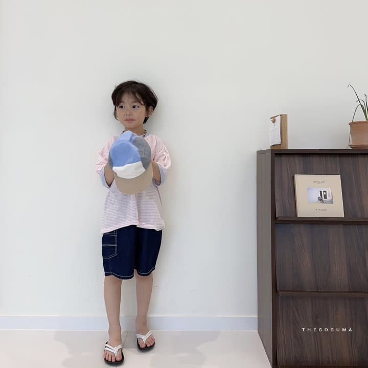Shinseage Kids - Korean Children Fashion - #minifashionista - Duck Stripes Tee - 5