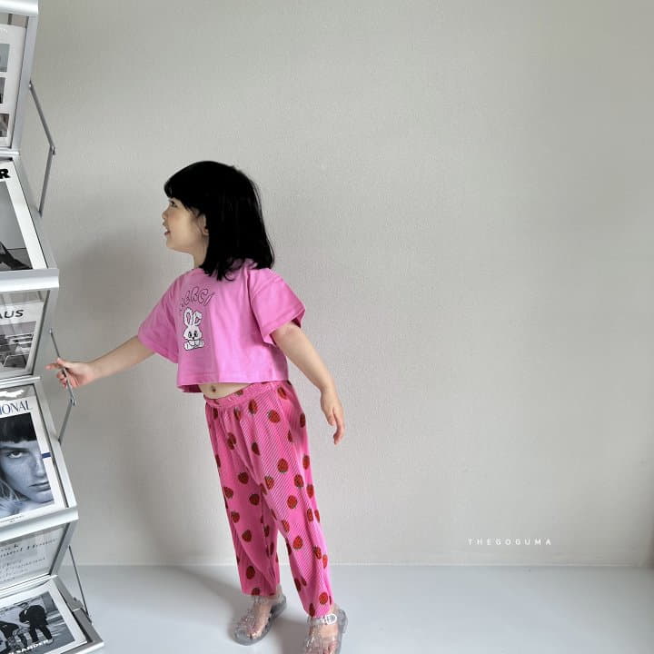 Shinseage Kids - Korean Children Fashion - #prettylittlegirls - Strawberry Pleats Pants - 2