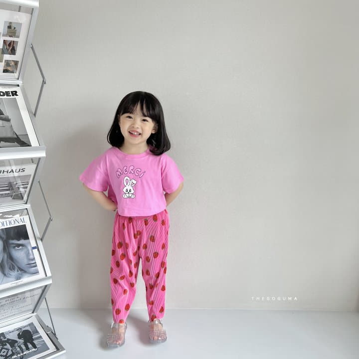 Shinseage Kids - Korean Children Fashion - #stylishchildhood - Strawberry Pleats Pants - 5