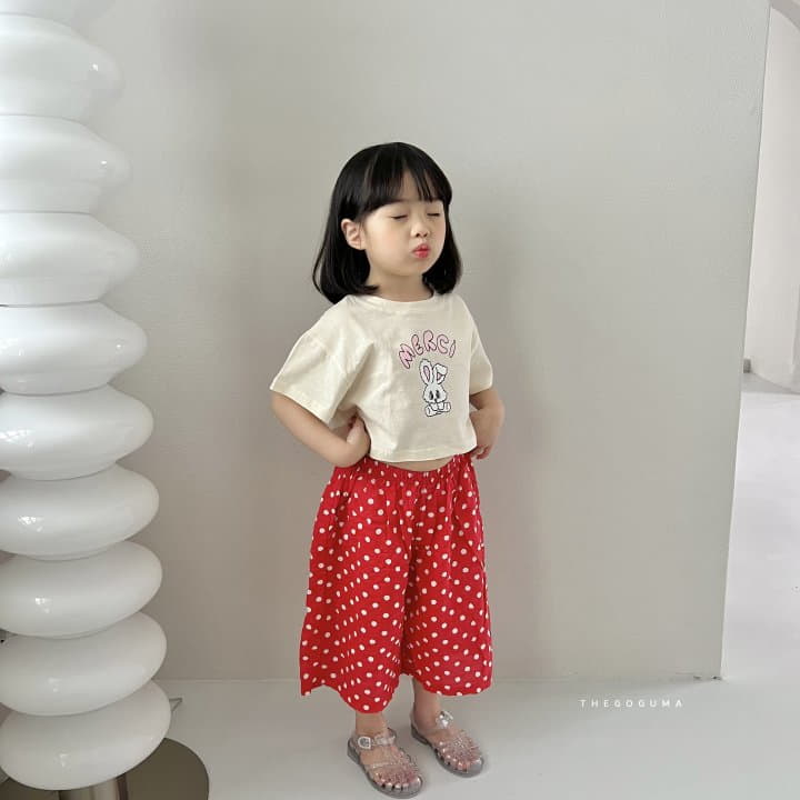 Shinseage Kids - Korean Children Fashion - #stylishchildhood - Dot Cooling Cropped Pants - 3