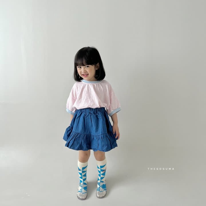Shinseage Kids - Korean Children Fashion - #stylishchildhood - Denim Skirt - 2
