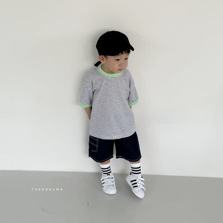 Shinseage Kids - Korean Children Fashion - #todddlerfashion - Duck Stripes Tee - 7