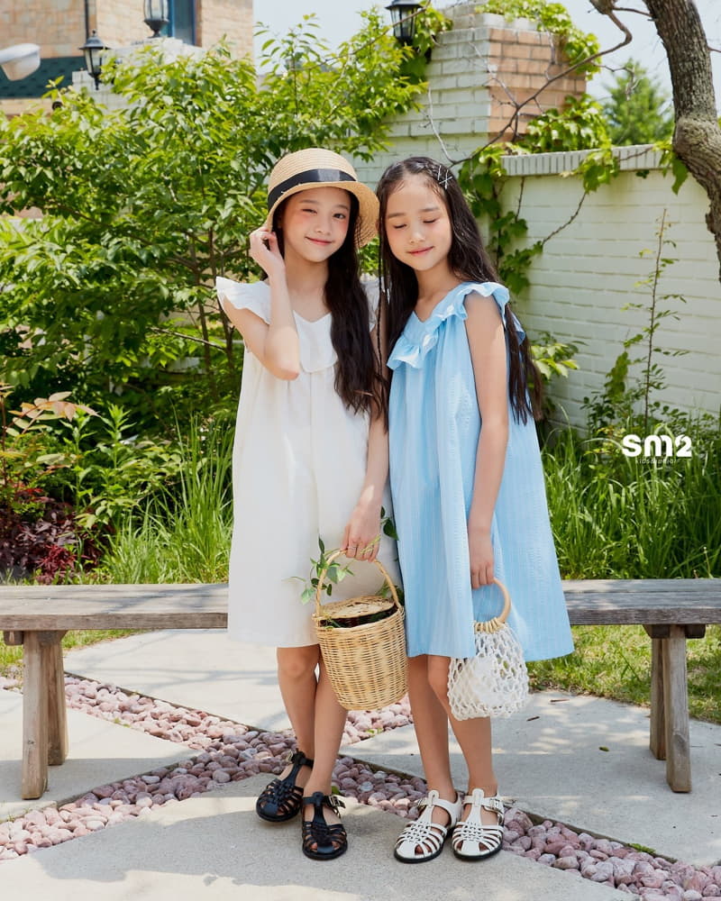 Sm2 - Korean Junior Fashion - #Kfashion4kids - V Frill One-piece