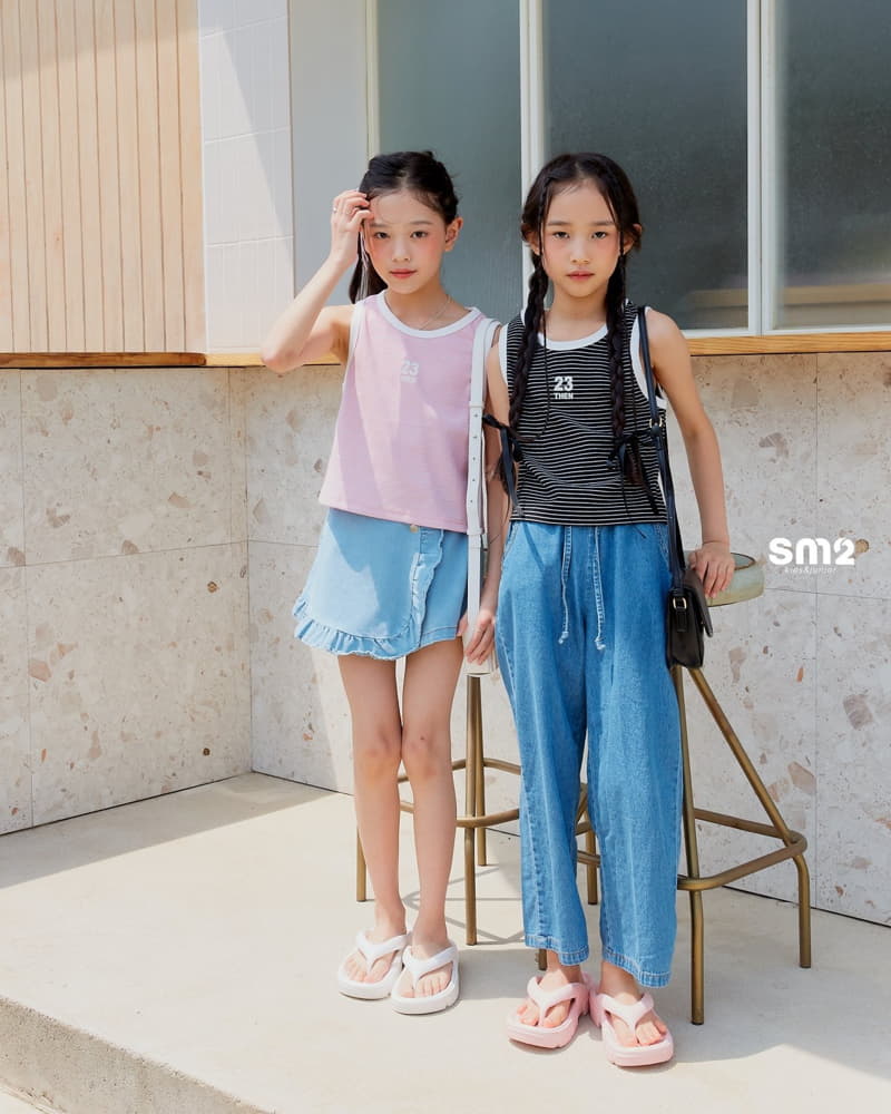 Sm2 - Korean Junior Fashion - #stylishchildhood - Stripes Sleeveless - 4