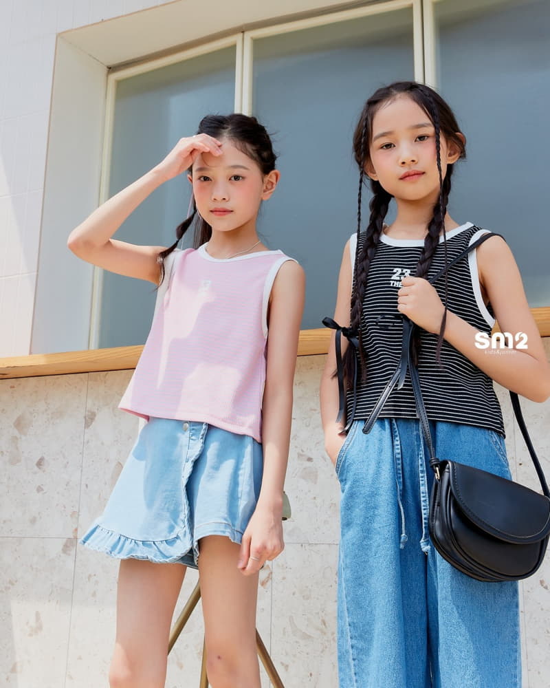 Sm2 - Korean Junior Fashion - #childrensboutique - Stripes Sleeveless - 5