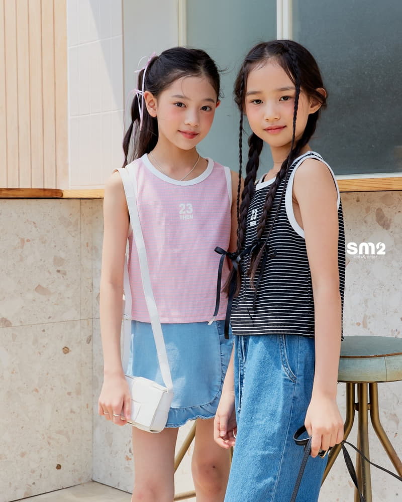 Sm2 - Korean Junior Fashion - #kidsshorts - Stripes Sleeveless - 9