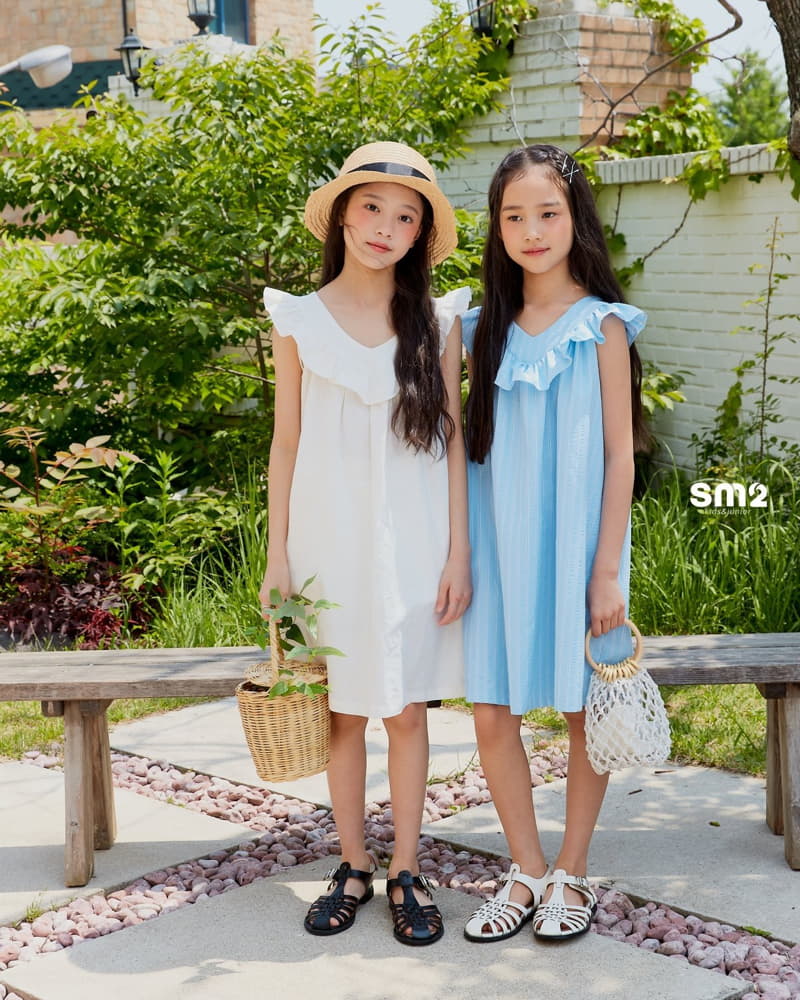 Sm2 - Korean Junior Fashion - #magicofchildhood - V Frill One-piece - 3