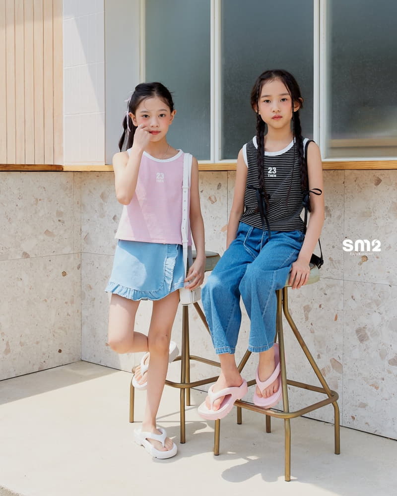 Sm2 - Korean Junior Fashion - #stylishchildhood - Stripes Sleeveless - 3