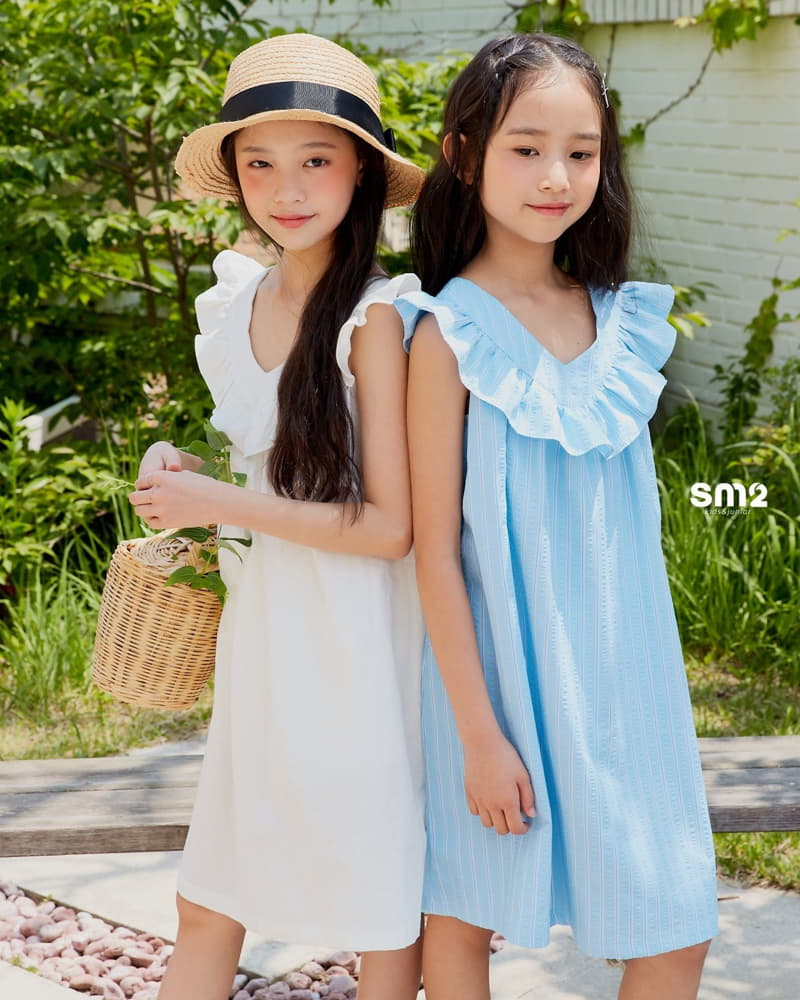 Sm2 - Korean Junior Fashion - #todddlerfashion - V Frill One-piece - 6