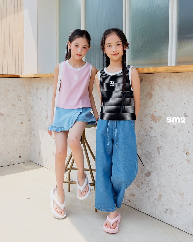 Sm2 - Korean Junior Fashion - #todddlerfashion - Stripes Sleeveless