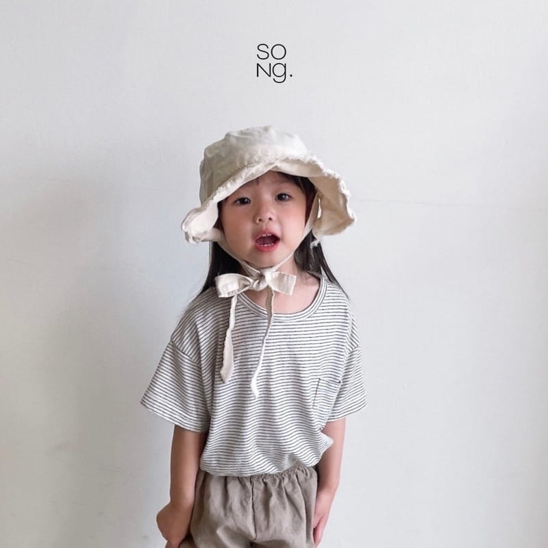 Song - Korean Children Fashion - #Kfashion4kids - Pocket Piping Tee - 3