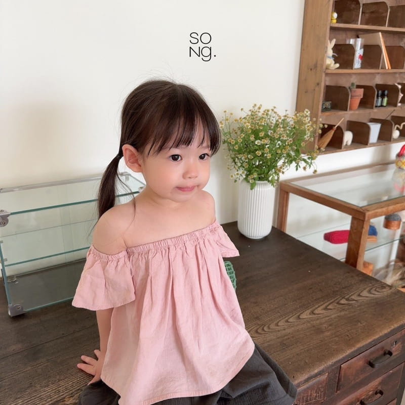 Song - Korean Children Fashion - #discoveringself - Off Shoulder Blouse - 10