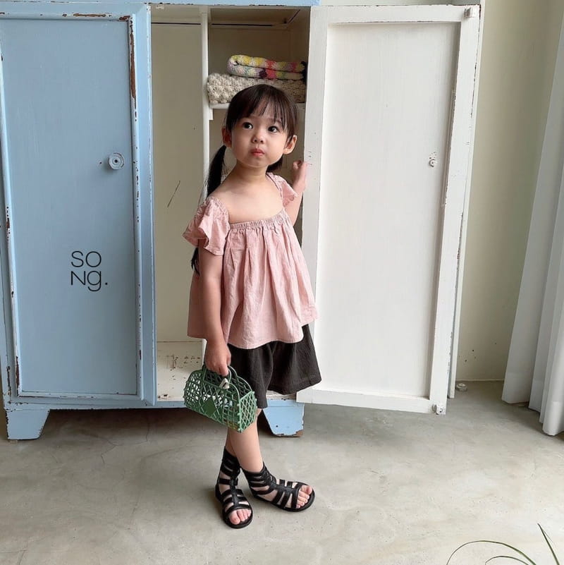 Song - Korean Children Fashion - #kidsshorts - Off Shoulder Blouse - 12
