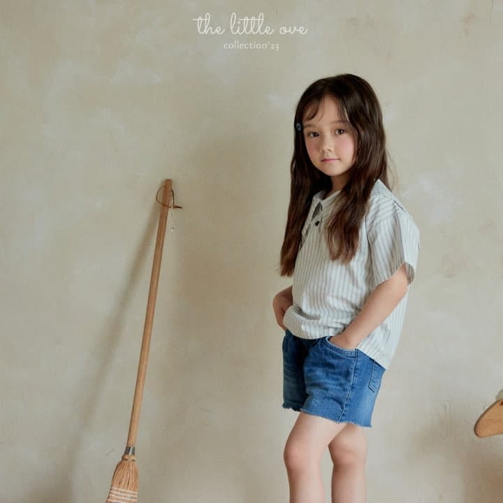 The Little Ove - Korean Children Fashion - #Kfashion4kids - Roy Denim Shorts - 3