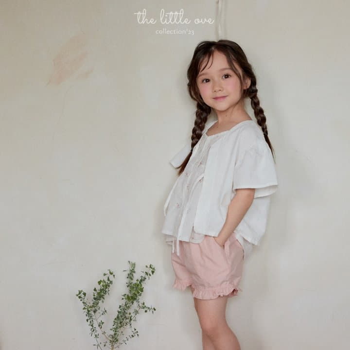 The Little Ove - Korean Children Fashion - #prettylittlegirls - Blan Sleeveless Blouse - 4