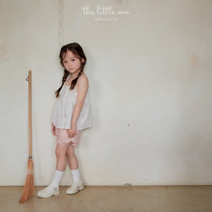 The Little Ove - Korean Children Fashion - #childrensboutique - Blan Sleeveless Blouse - 6
