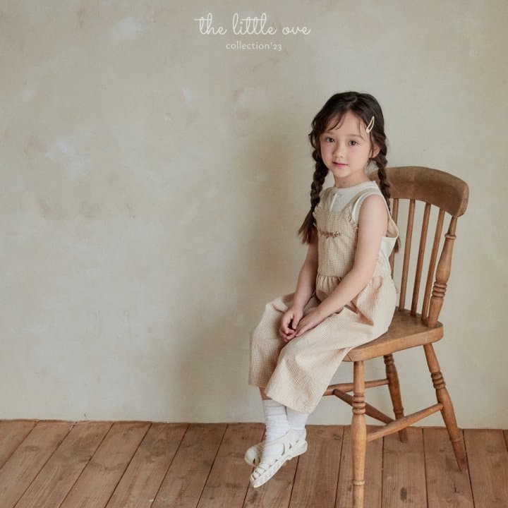The Little Ove - Korean Children Fashion - #designkidswear - Mango Dungarees Pants - 7
