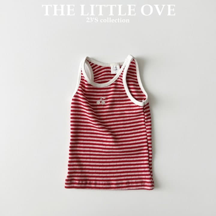 The Little Ove - Korean Children Fashion - #discoveringself - Cherry Sleeveless - 5