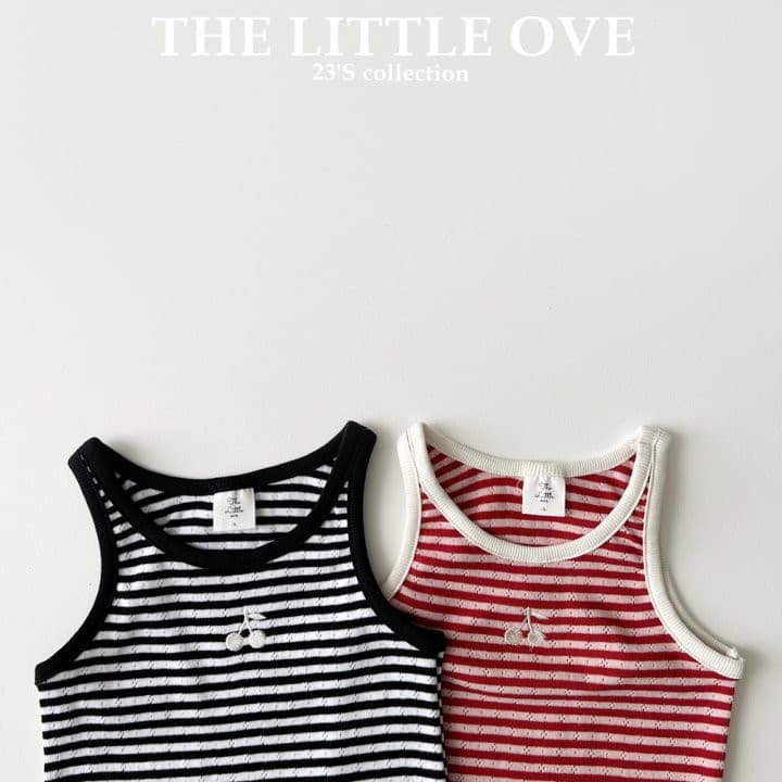 The Little Ove - Korean Children Fashion - #fashionkids - Cherry Sleeveless - 6