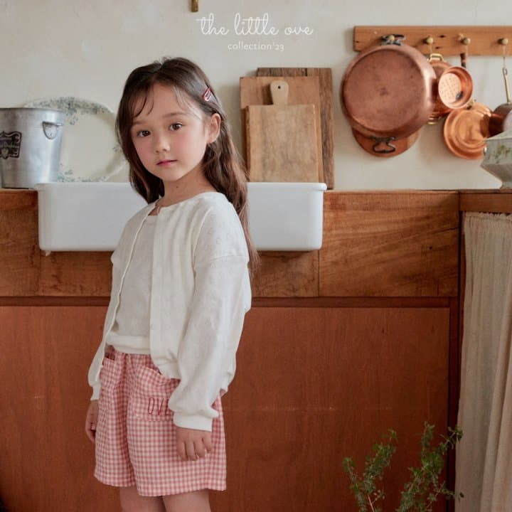 The Little Ove - Korean Children Fashion - #kidsshorts - Heart Sleeveless Top Bottom Set - 6