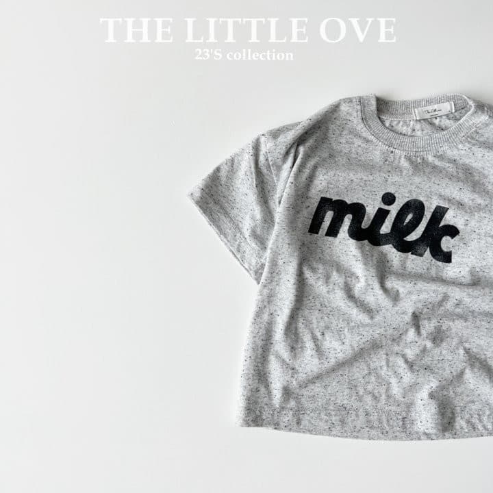 The Little Ove - Korean Children Fashion - #kidsshorts - Milk Tee with Mom - 3