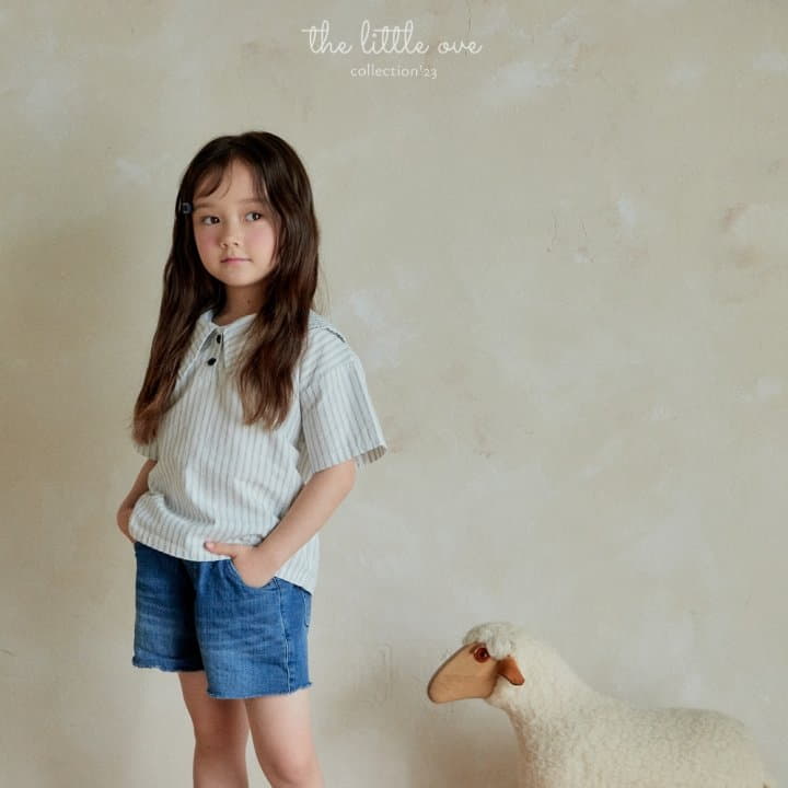 The Little Ove - Korean Children Fashion - #kidzfashiontrend - Roy Denim Shorts - 2