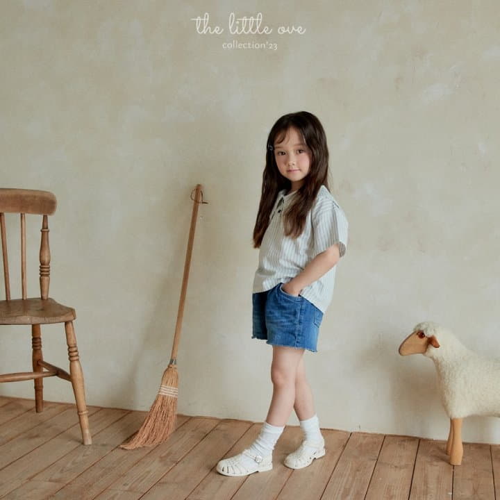 The Little Ove - Korean Children Fashion - #Kfashion4kids - Roy Denim Shorts - 4