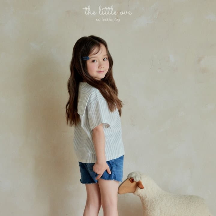 The Little Ove - Korean Children Fashion - #magicofchildhood - Roy Denim Shorts - 5