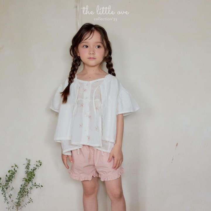 The Little Ove - Korean Children Fashion - #prettylittlegirls - Blan Sleeveless Blouse - 3