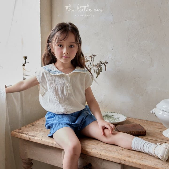 The Little Ove - Korean Children Fashion - #prettylittlegirls - Marine Blouse - 2