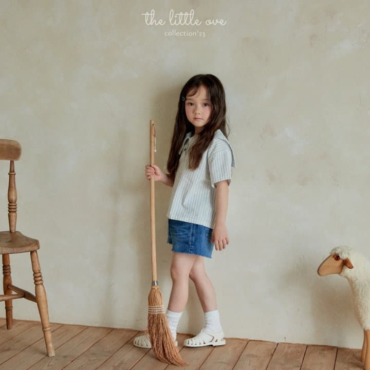 The Little Ove - Korean Children Fashion - #stylishchildhood - Roy Denim Shorts - 10