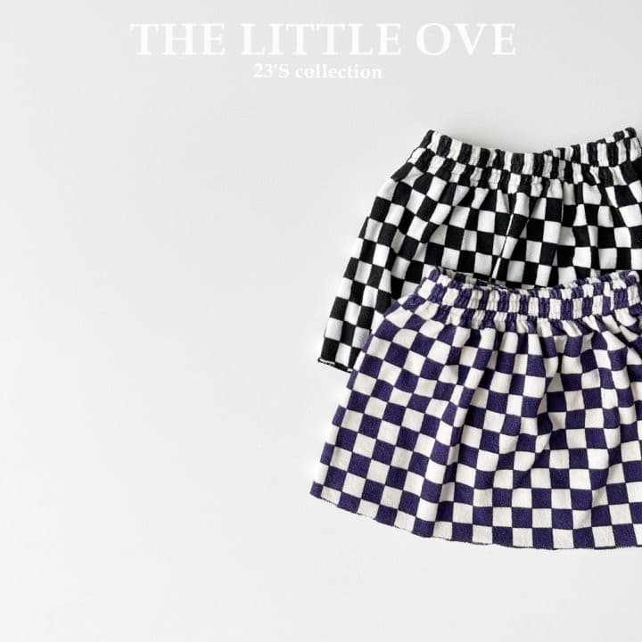 The Little Ove - Korean Children Fashion - #stylishchildhood - Chess Skirt - 2