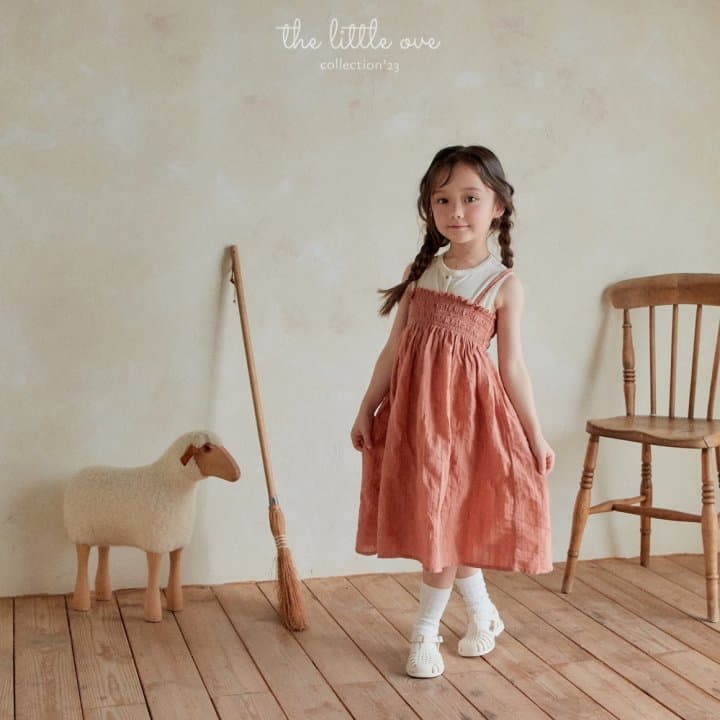 The Little Ove - Korean Children Fashion - #todddlerfashion - Smocked One-piece - 4