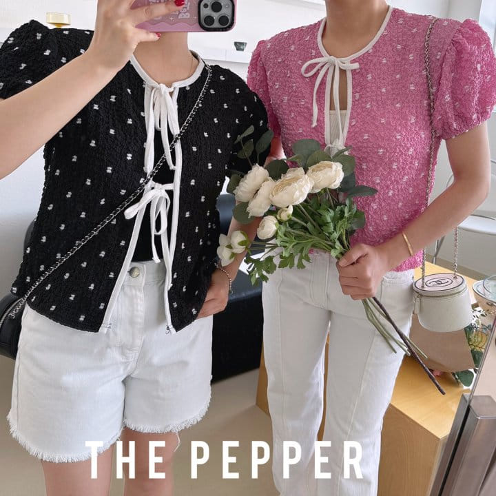 The Pepper - Korean Children Fashion - #childofig - Dot Puff Blouse - 12
