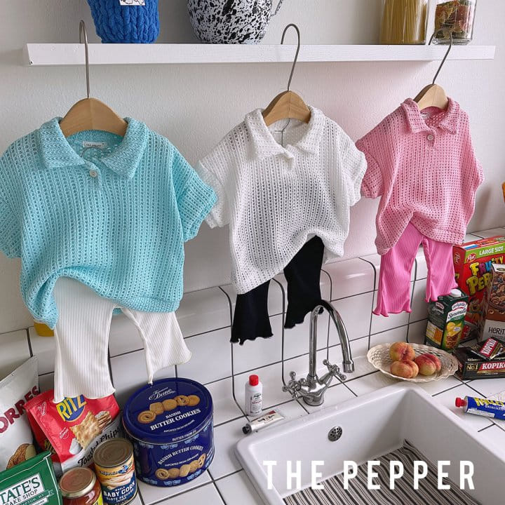 The Pepper - Korean Children Fashion - #childrensboutique - Knit Collar Tee - 4