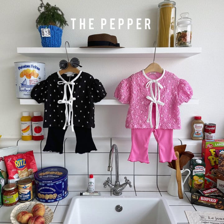 The Pepper - Korean Children Fashion - #designkidswear - Dot Puff Blouse