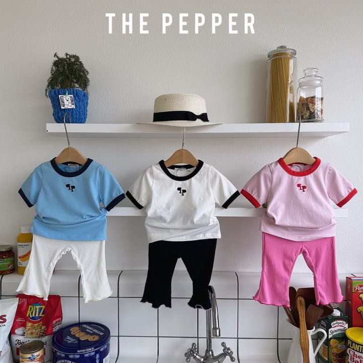 The Pepper - Korean Children Fashion - #designkidswear - Piping Tee - 3